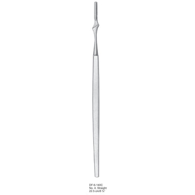 Scalpel Handle No.4 Straight 22.5cm  (DF-6-140C) by Dr. Frigz