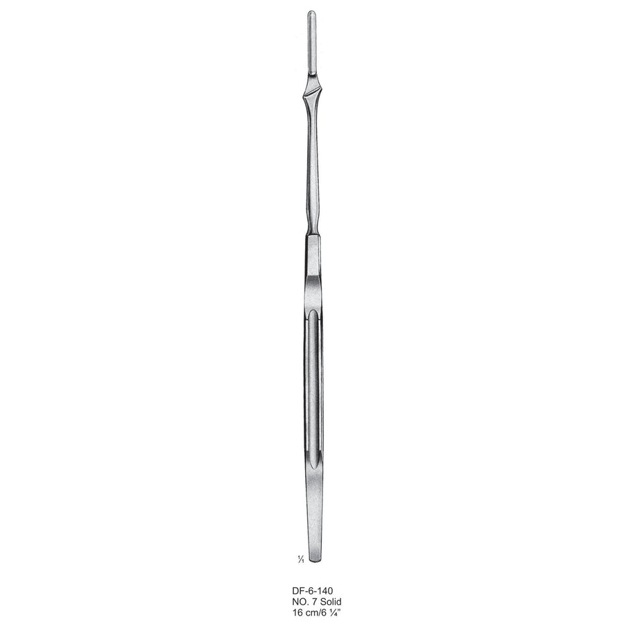 Scalpel Handle No.7 Solid 16cm  (DF-6-140) by Dr. Frigz