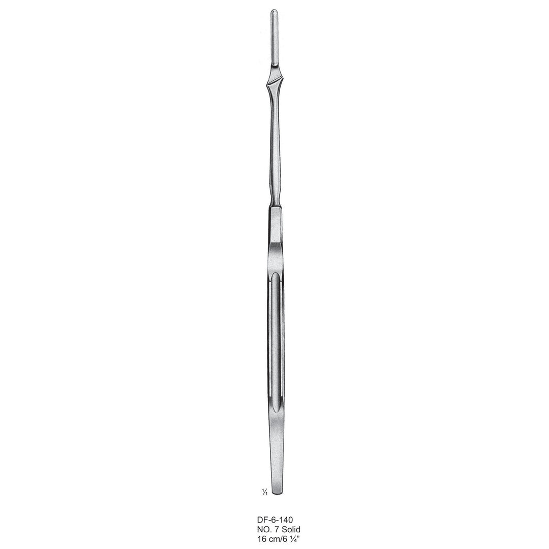 Scalpel Handle No.7 Solid 16cm  (DF-6-140) by Dr. Frigz