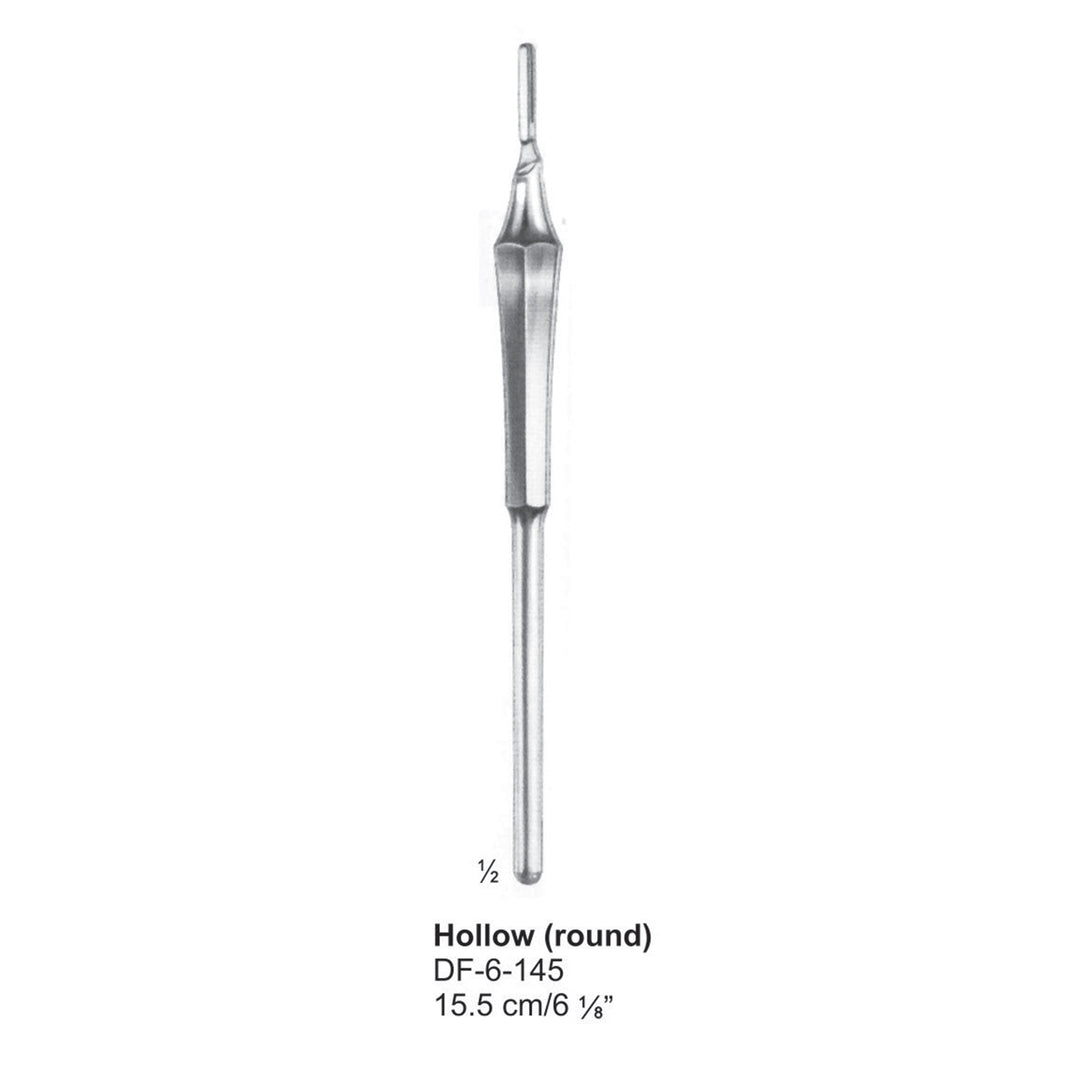 Hollow Round Scalpel Handles, 15.5cm (DF-6-145) by Dr. Frigz