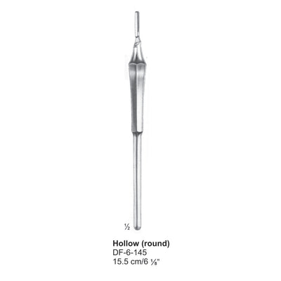 Hollow Round Scalpel Handles, 15.5cm (DF-6-145) by Dr. Frigz