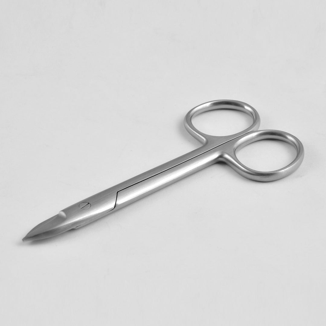 Beebee Scissors 10cm Curved Blunt (DF-6-5069) by Dr. Frigz