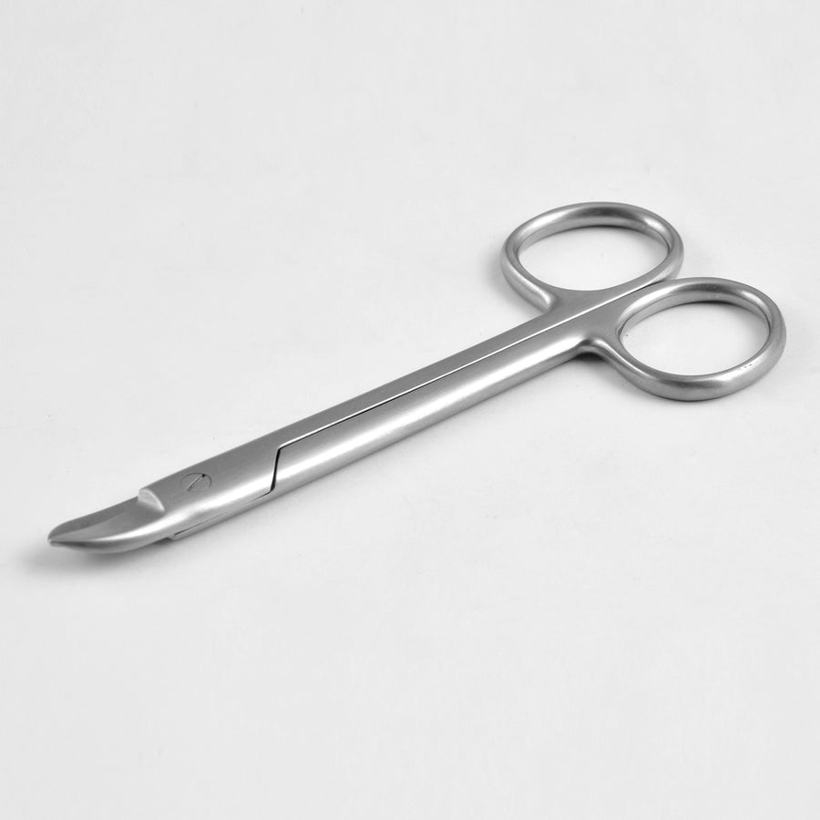 Beebee Scissors 12cm Curved Blunt (DF-6-5071) by Dr. Frigz