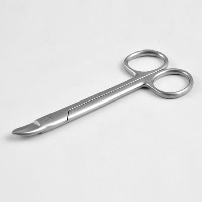 Beebee Scissors 12cm Curved Blunt (DF-6-5071)