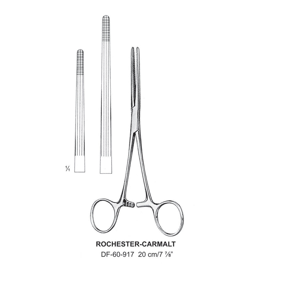 Rochester-Carmalt Artery Forceps, Straight, 20cm  (DF-60-917) by Dr. Frigz