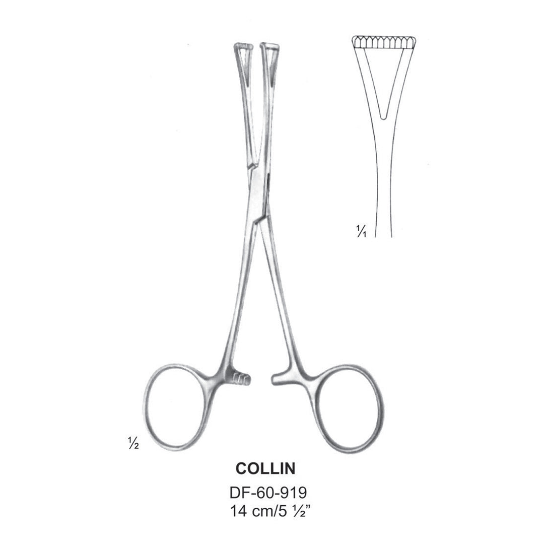 Collin Artery Forceps, Triangled Jaw, 14cm  (DF-60-919) by Dr. Frigz