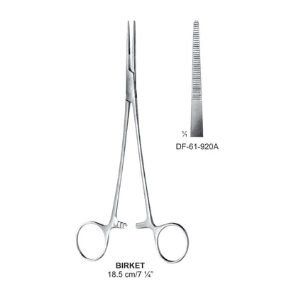 Birket Artery Forceps, Straight, 18.5cm (DF-61-920A) by Dr. Frigz