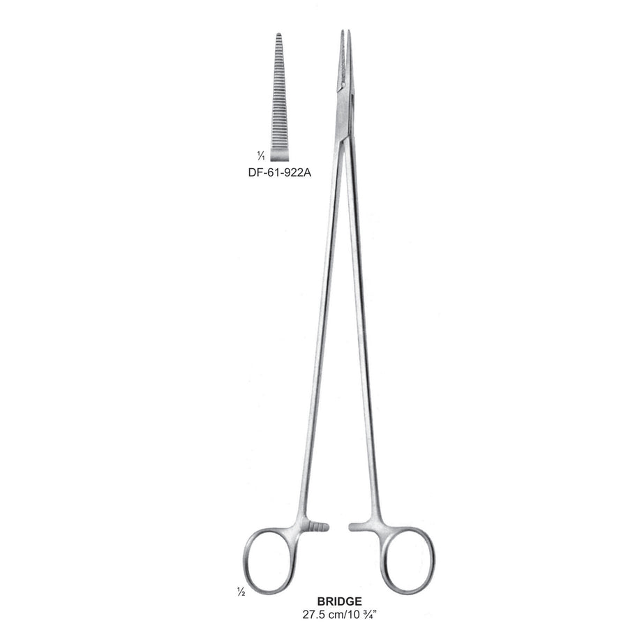 Bridge Artery Forceps, Straight, 27.5cm (DF-61-922A) by Dr. Frigz