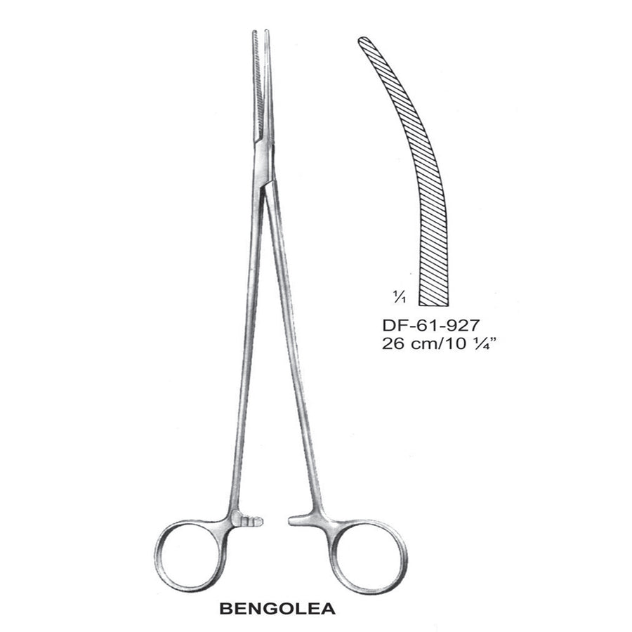 Bengolea Artery Forceps, Curved, 26cm (DF-61-927) by Dr. Frigz