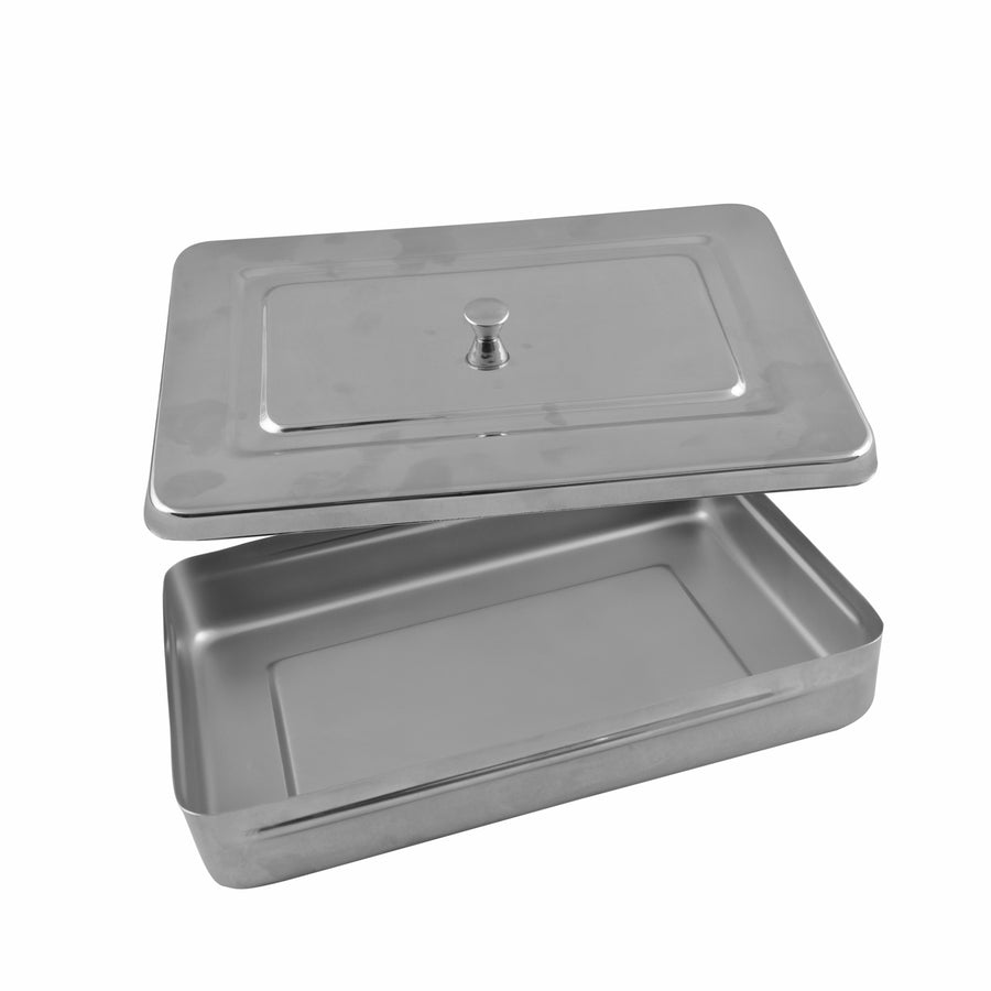 Instrument Box With Flat Lid With Knob 200 X 100 X 35 mm  (DF-617-7025Bb) by Dr. Frigz