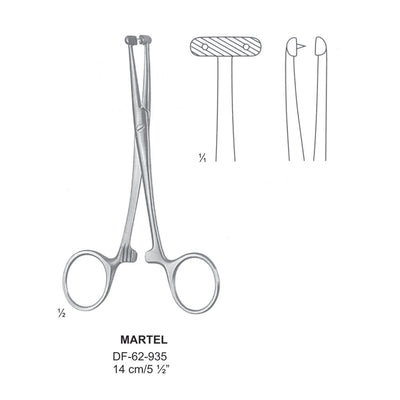 Martel Face Lift Forceps, 14cm (DF-62-935) by Dr. Frigz