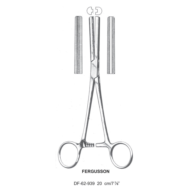 Fergusson Forceps, Straight, 20cm (DF-62-939) by Dr. Frigz
