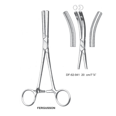 Fergusson Forceps, Curved, 20cm (DF-62-941) by Dr. Frigz