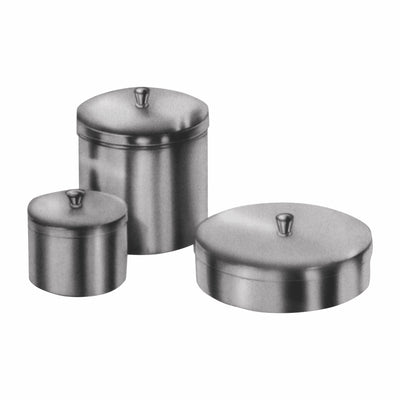 Cotton Wool Containers With Lid Knob Dia 75 X 75 mm  (DF-620-7031B)