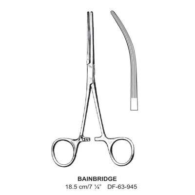 Bainbridge Artery Forceps, Curved, 18.5cm (DF-63-945)