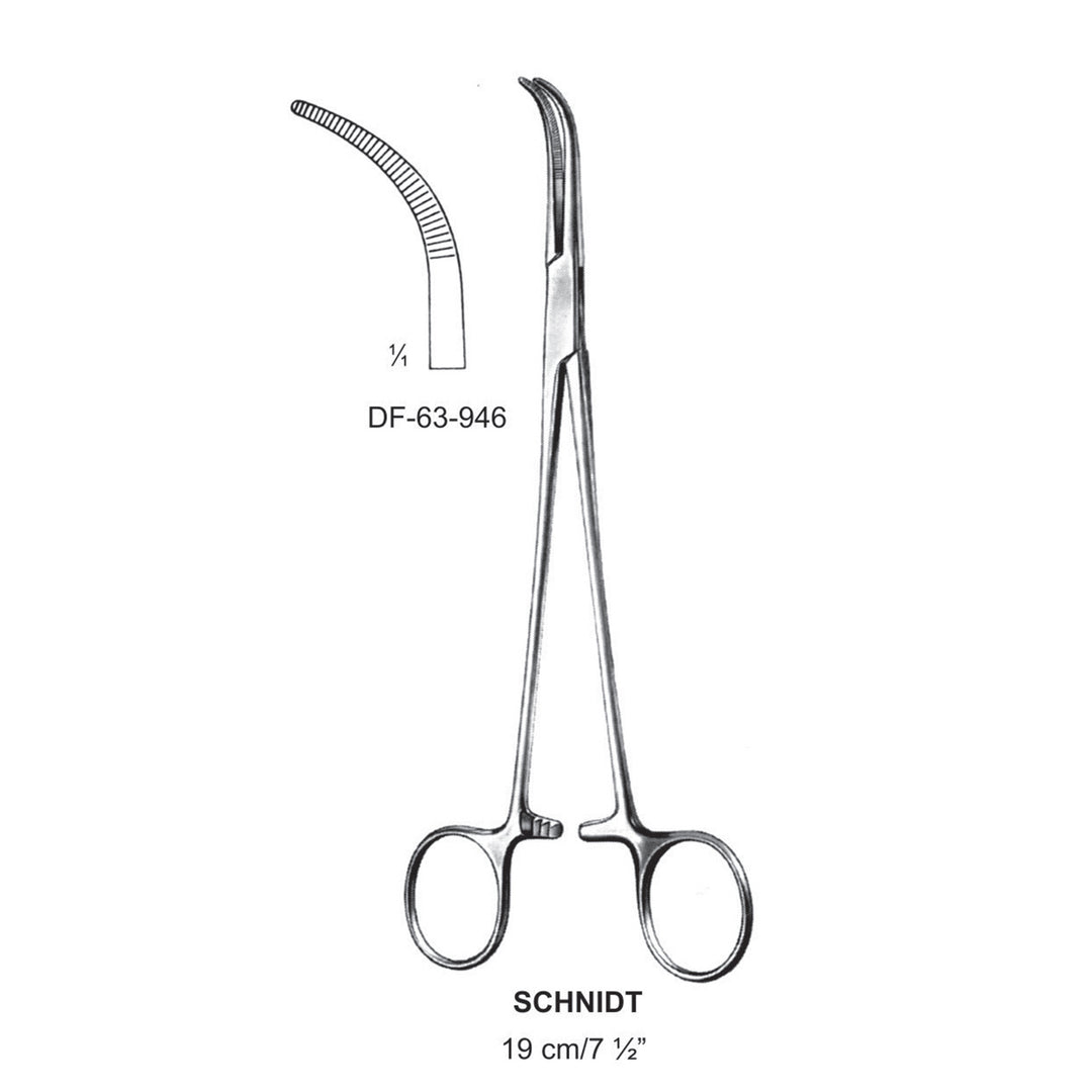 Schnidt Artery Forceps, More Curved, 19cm (DF-63-946) by Dr. Frigz