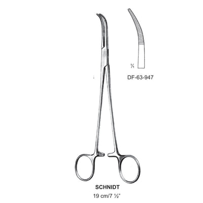 Schnidt Artery Forceps, Light Curved, 19cm (DF-63-947) by Dr. Frigz