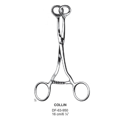 Collin Tongue Holding Forceps, 16cm (DF-63-950) by Dr. Frigz