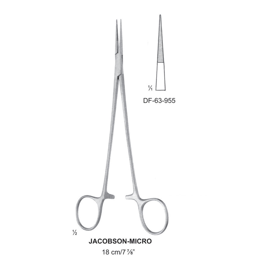 Jacobson-Micro Artery Forceps, Straight, 18cm  (DF-63-955) by Dr. Frigz