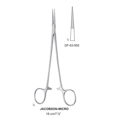 Jacobson-Micro Artery Forceps, Straight, 18cm  (DF-63-955)
