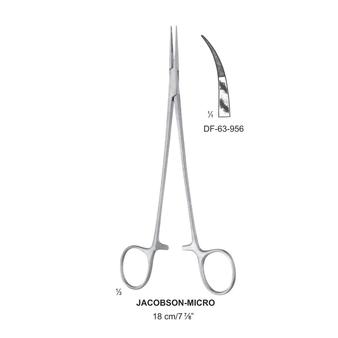 Jacobson-Micro Artery Forceps, Curved, 18cm  (DF-63-956) by Dr. Frigz