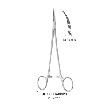 Jacobson-Micro Artery Forceps, Curved, 18cm  (DF-63-956) by Dr. Frigz