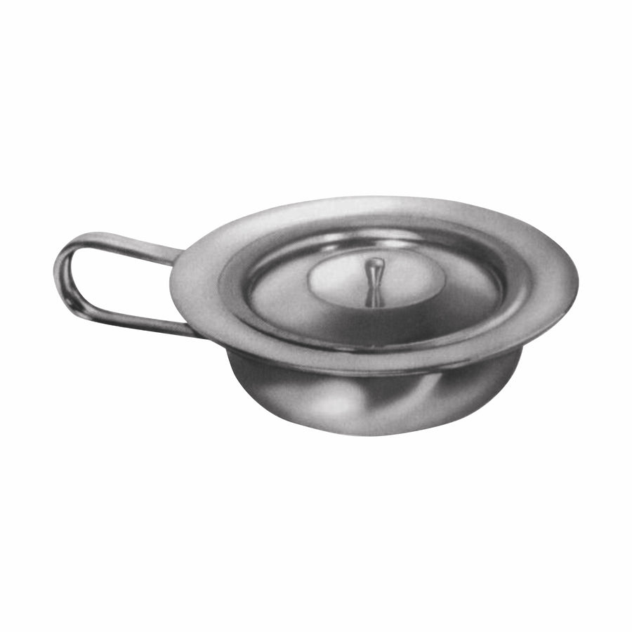 Bed Pan Without Lid Knob With Flat Handle Dia 203 mm  (DF-632-7047A) by Dr. Frigz