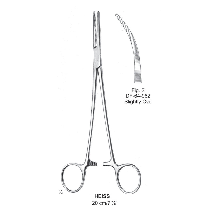 Heiss Dissecting Forceps, Slightly Curved, 20cm  (DF-64-962) by Dr. Frigz