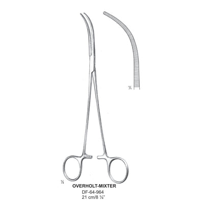 Overholt-Mixter Dissecting Forceps, Curved, 21cm  (DF-64-964) by Dr. Frigz
