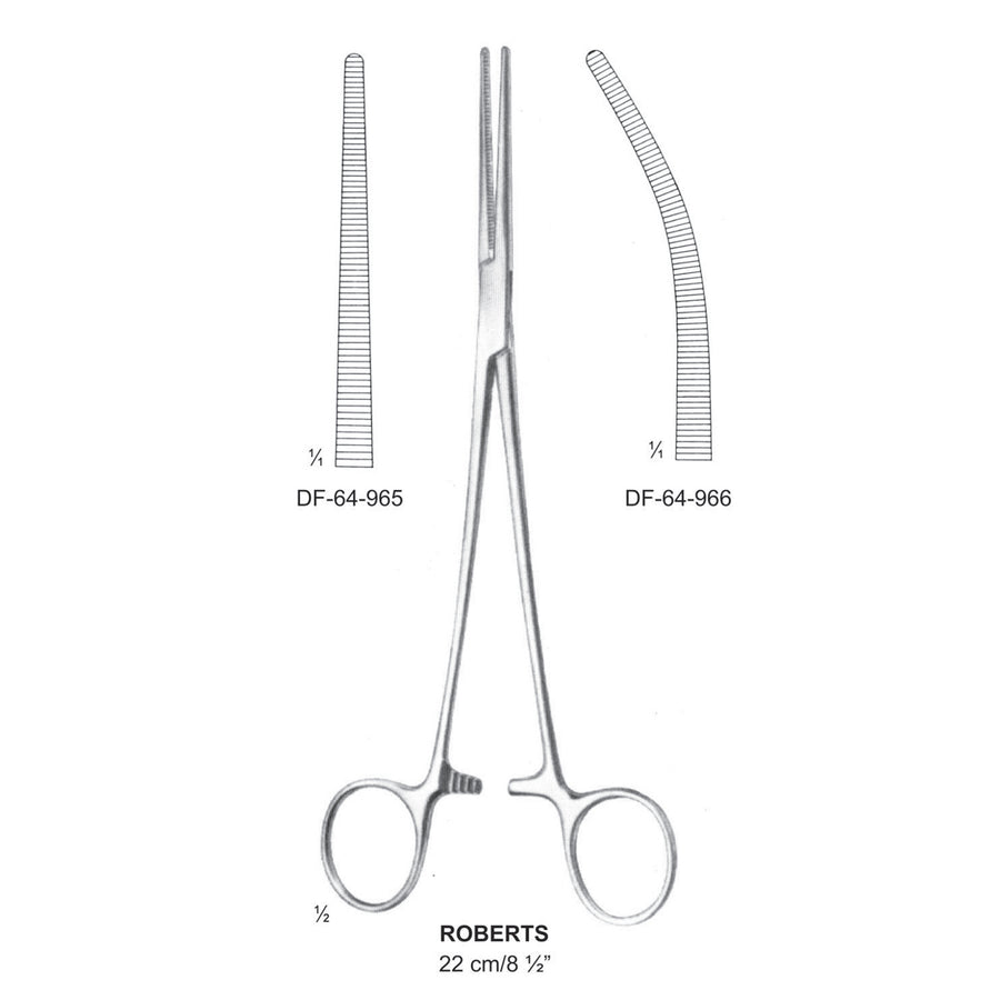 Roberts Dissecting Forceps, Straight, 22cm  (DF-64-965) by Dr. Frigz