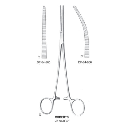 Roberts Dissecting Forceps, Curved, 22cm  (DF-64-966)