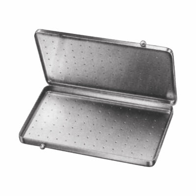 Needle Case Without Partition, Lid And Bottom Perforated 150 X 95 X 13 mm  (DF-647-7098A)