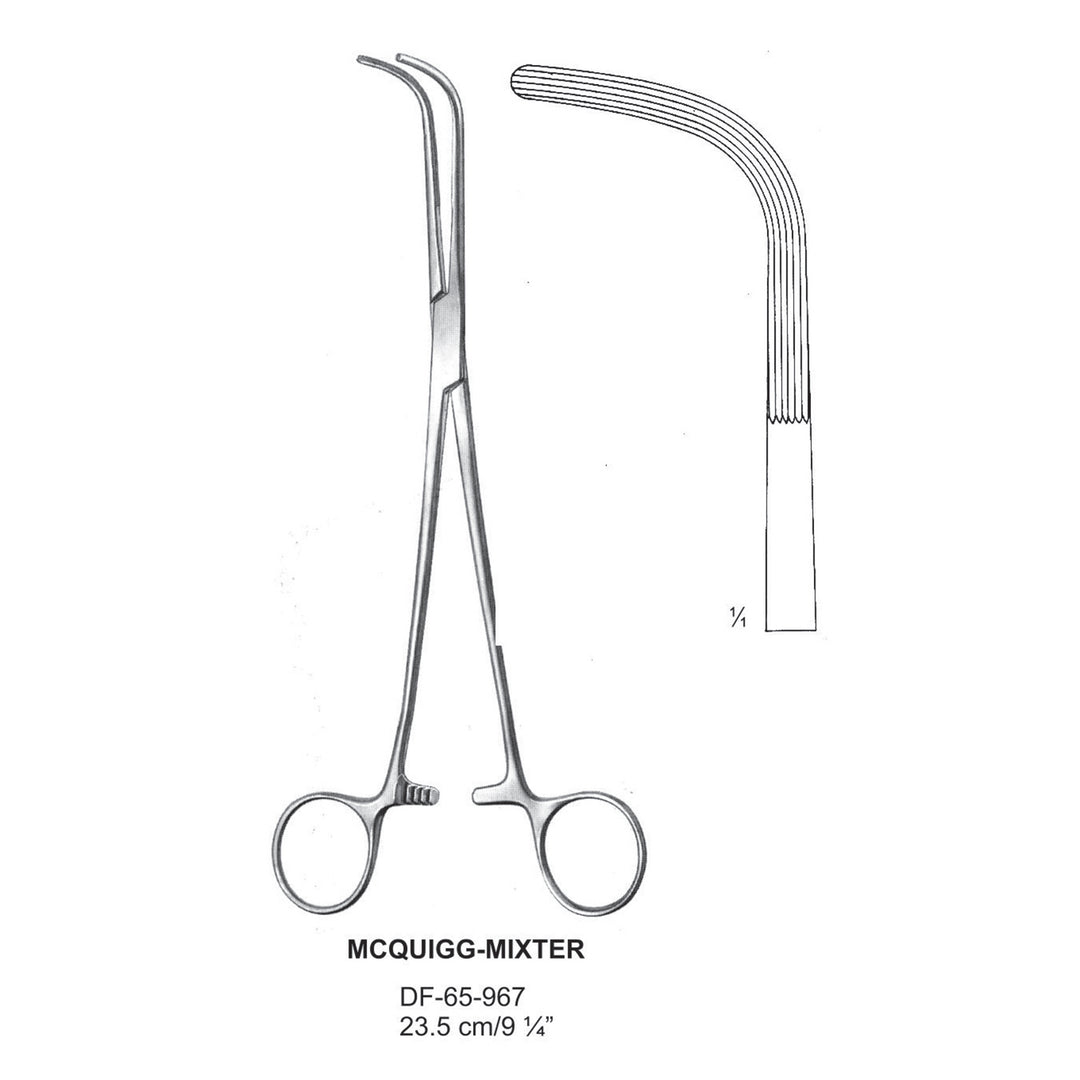 Mcquigg-Mixter Artery Forceps, Curved, 23.5cm (DF-65-967) by Dr. Frigz