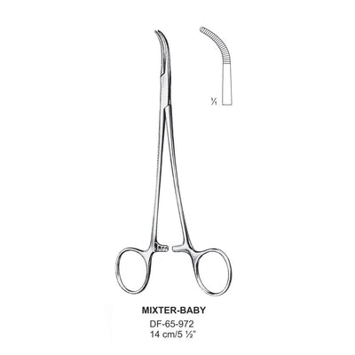 Mixter-Baby Artery Forceps, Curved, 14cm (DF-65-972)
