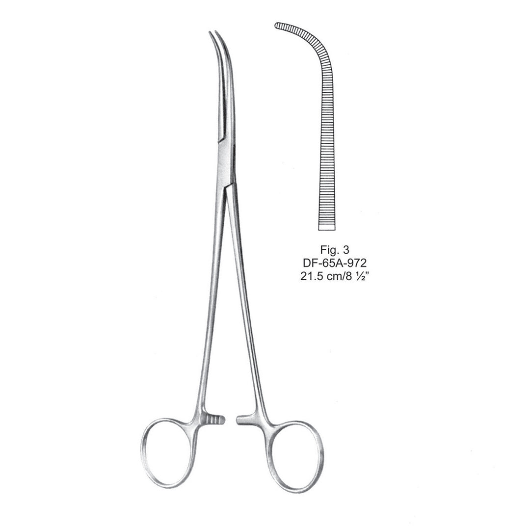 Ligature Forceps, Curved, Fig.3, 21.5cm (DF-65A-972) by Dr. Frigz