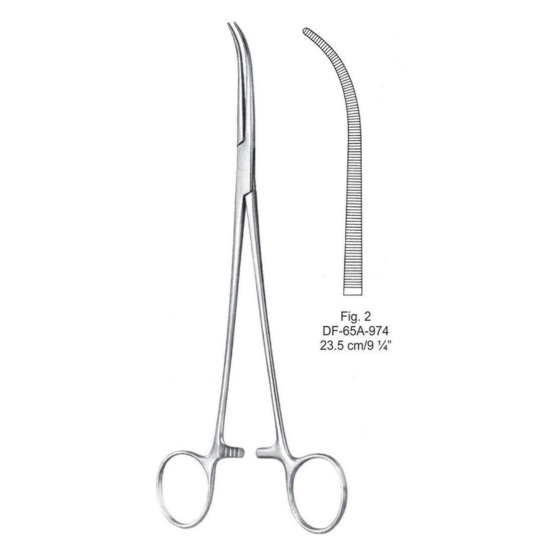 Ligature Forceps, Curved, Fig.2, 23.5cm (DF-65A-974) by Dr. Frigz