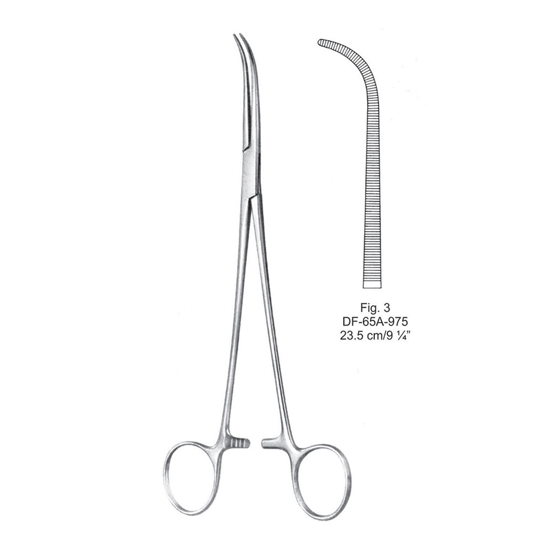 Ligature Forceps, Curved, Fig.3, 23.5cm (DF-65A-975) by Dr. Frigz