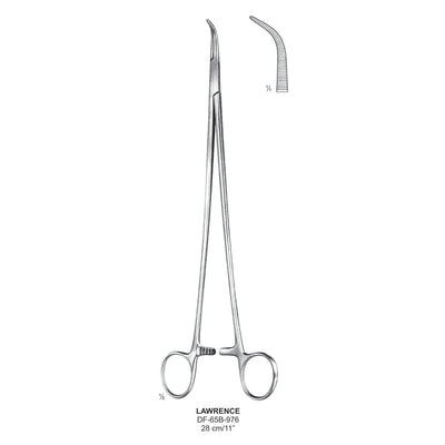 Lawrence Ligature Forceps, Curved, 28cm (DF-65B-976) by Dr. Frigz