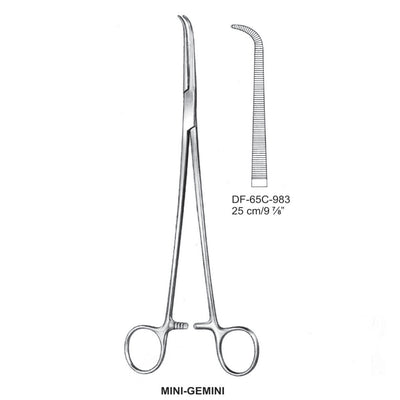 Mini-Gemini Ligature Forceps, Curved, 25cm (DF-65C-983) by Dr. Frigz
