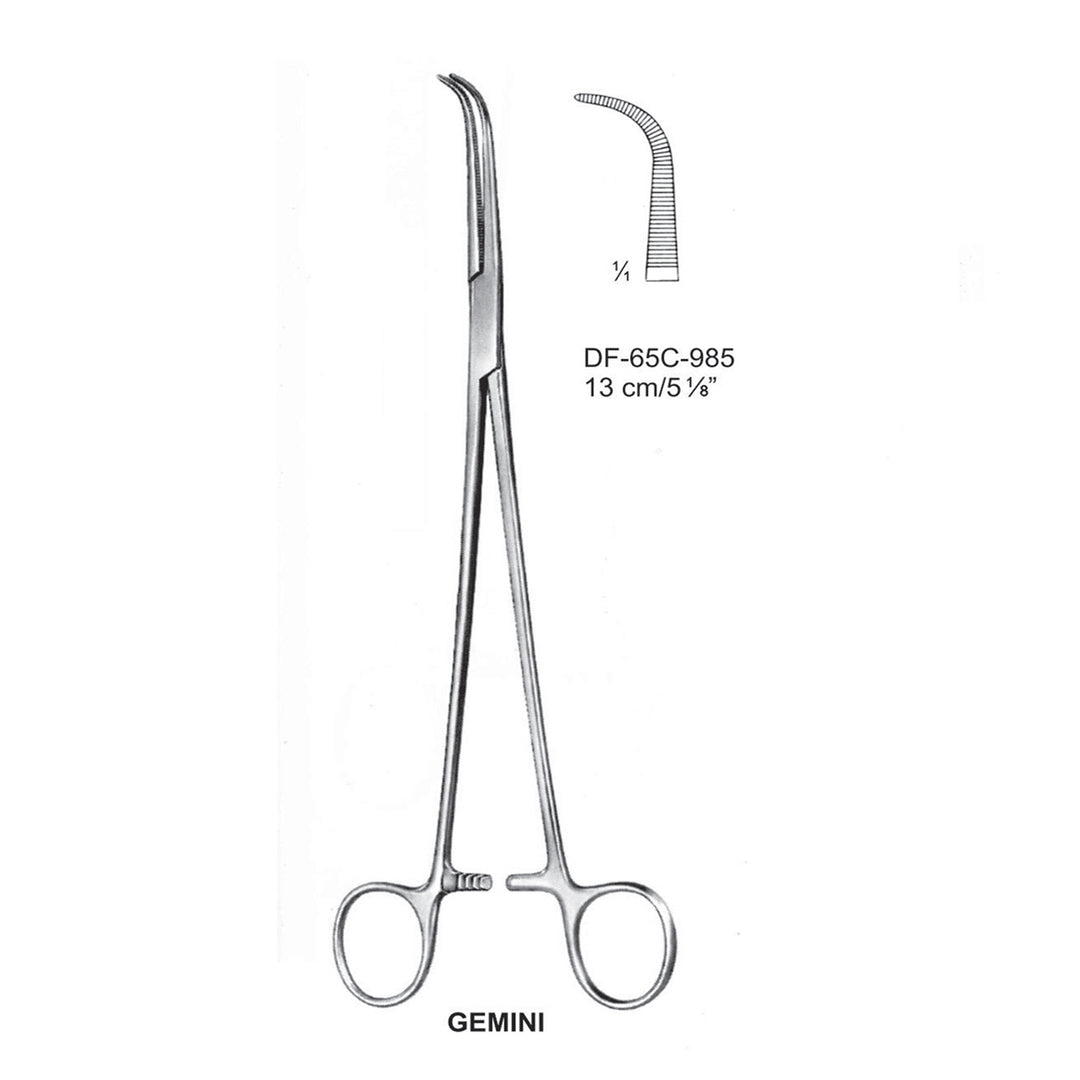 Gemini Ligature Forceps, Curved, 13cm (DF-65C-985) by Dr. Frigz