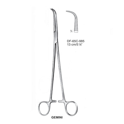 Gemini Ligature Forceps, Curved, 13cm (DF-65C-985)