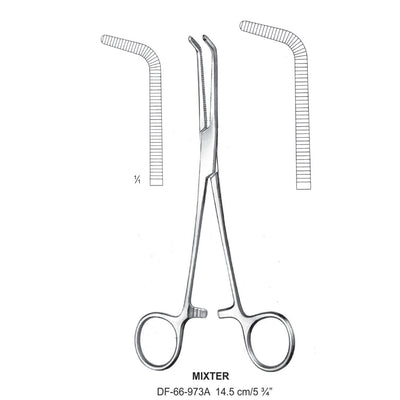 Mixter Ligature Forceps, Angled, 14.5cm (DF-66-973A)