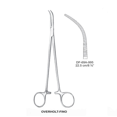Overholt-Fino Artery Forceps, Curved, 22.5cm (DF-69A-995)