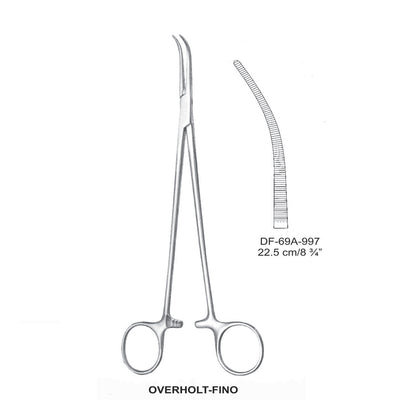 Overholt-Fino Artery Forceps, Curved, 22.5cm (DF-69A-997)