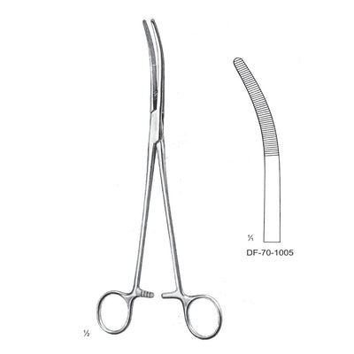 Rumel Dissecting Forceps, Curved, Fig-1, 23cm (DF-70-1005) by Dr. Frigz