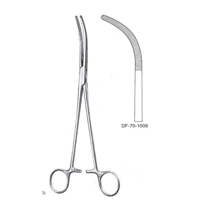 Rumel Dissecting Forceps, Curved, Fig-4, 23cm (DF-70-1008) by Dr. Frigz