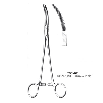 Toennis Dissecting Forceps, Curved, 26cm (DF-70-1013)