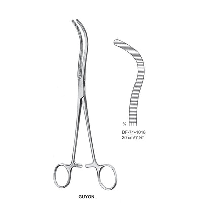 Guyon Kidney Pedicle Forceps, 20cm (DF-71-1018) by Dr. Frigz