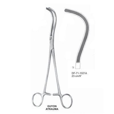 Guyon Atrauma Kidney Pedicle Clamps, 23cm (DF-71-1021A)