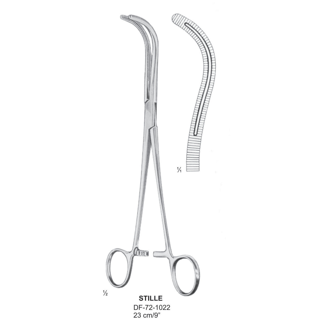 Stille Kidney Pedical Clamps,  23cm (DF-72-1022) by Dr. Frigz